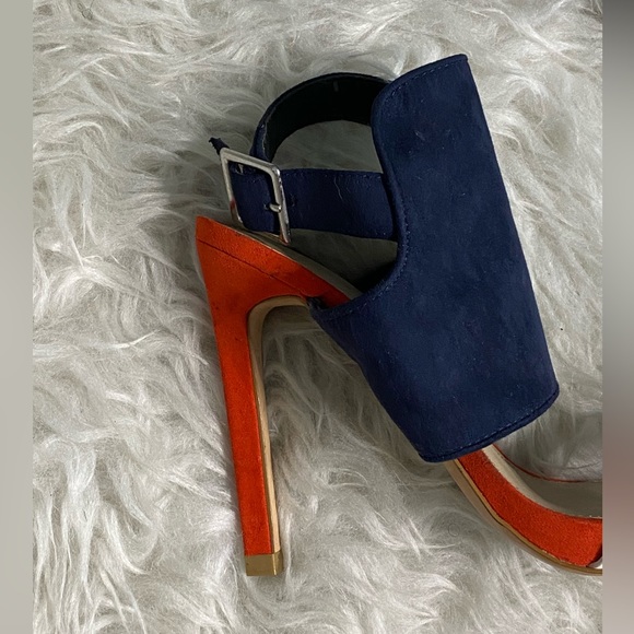 NWOT Zara Colorblocked Heels - Picture 7 of 8